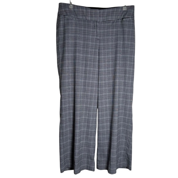 Lane Bryant Pants - Lane Bryant The Allie Plaid Wide Leg Career Trouser Pants Size 16